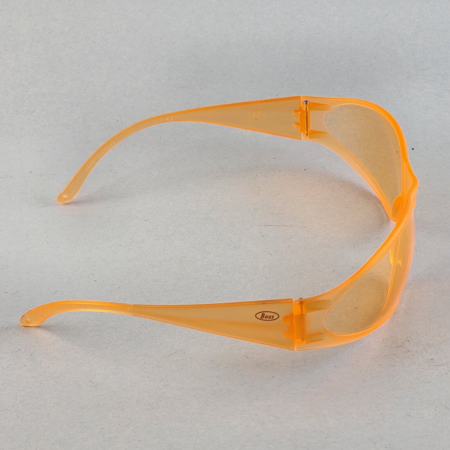 ERB Boas Safety Glasses Work Eye Protection Wraparound High Impact Z87.1 Orange