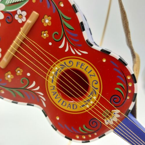 Hallmark Keepsake Christmas Ornament 2004 FELIZ NAVIDAD Guitar Handcrafted