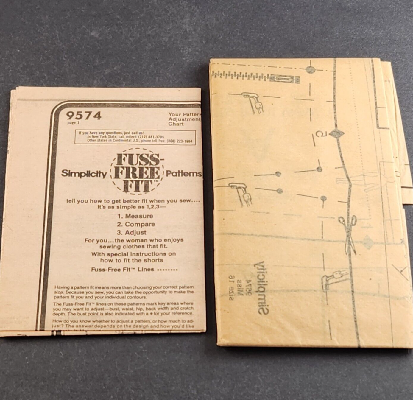 Simplicity 9574 Vintage Sewing Pattern 1980 Misses Shorts in Three Lengths Sz 16