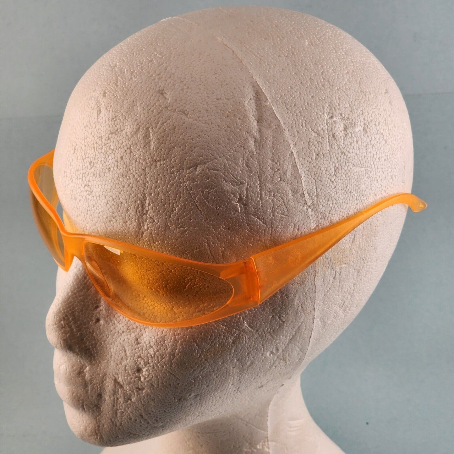 ERB Boas Safety Glasses Work Eye Protection Wraparound High Impact Z87.1 Orange
