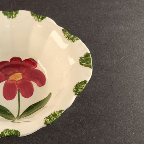 Blue Ridge Southern Pottery Beth Pattern Lugged Cereal Bowl Scalloped 7"