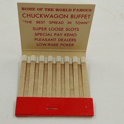 Silver Slipper Gambling Casino Saloon Las Vegas Nevada Matchbook Unused Vintage