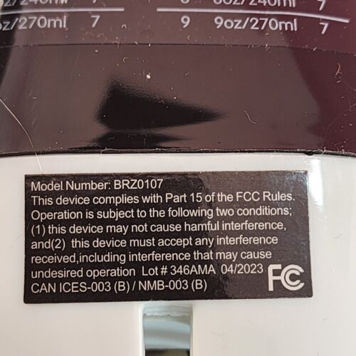 Baby Brezza Bottle & Breastmilk Warmer Electric Fast Defrost LED