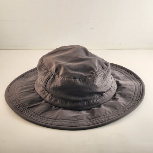 Mission Grey Safari Bucket Hat With Drawstring Tightening Closure Vintage