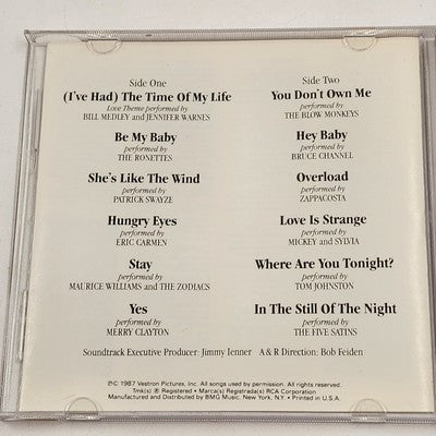 4 Orig Movie Soundtrack CDs Dirty Dancing FOOTLOOSE Saturday Night Fever GREASE