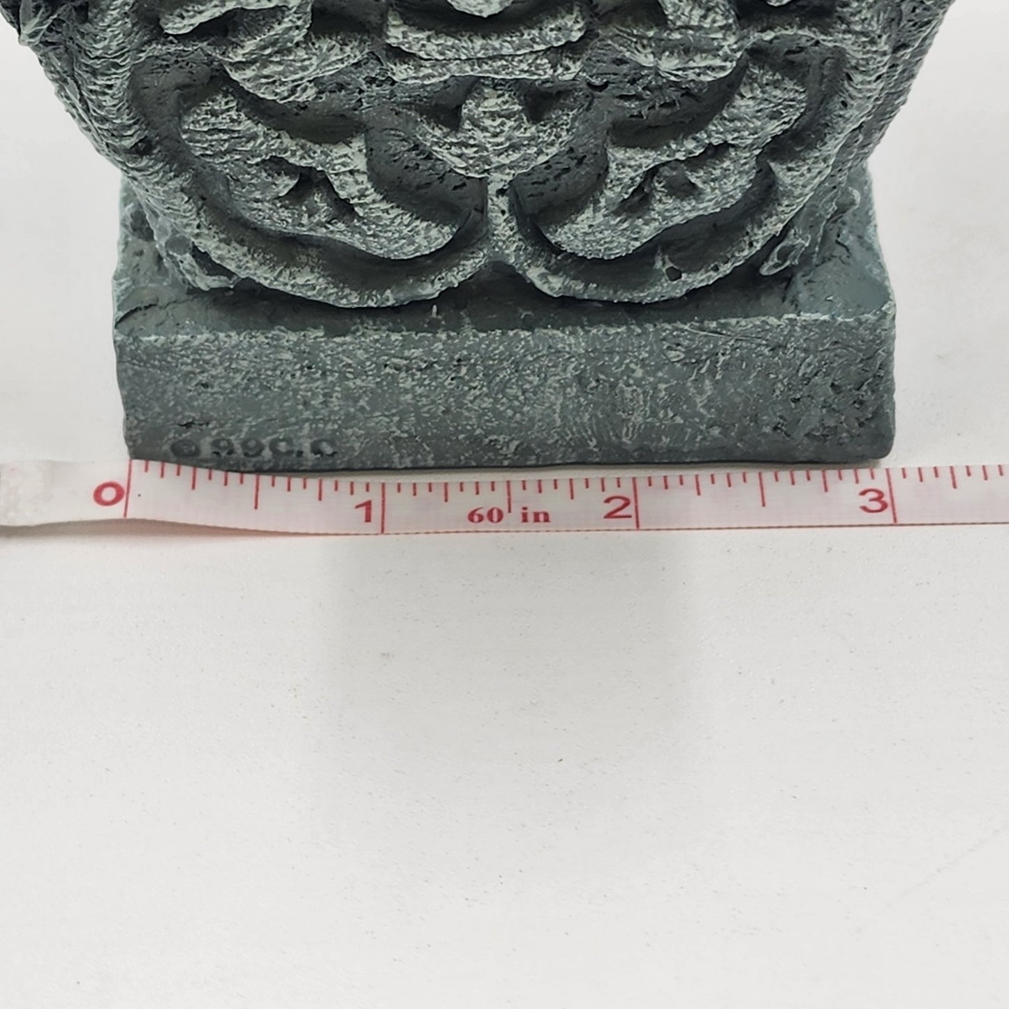 Resin Pillar Candle Holder Stand Ornate Design For Square Round Candle 4.5" 1999