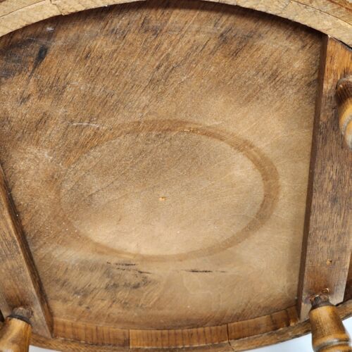 Vintage C L Lane Co Wooden Rocking Chair Barrel Shape Foam Cushion Kids
