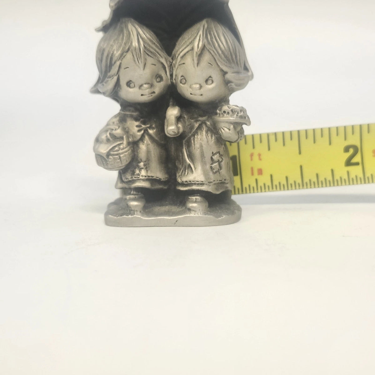 Hallmark Little Gallery Betsey Clark Kids Umbrella Fine Pewter Figurine 1977 Vtg