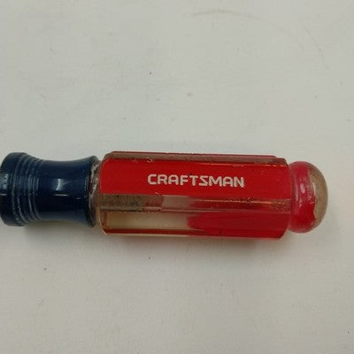 Craftsman Screwdriver 10" Long 1/4 Forged USA 41584 H WF Flat Standard Tip USA