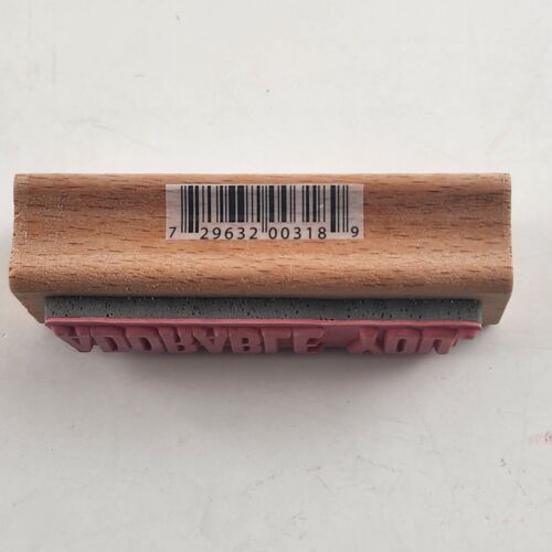 Hampton Art Set of 4 Inspirational and Motivational Words Rubber Stamps