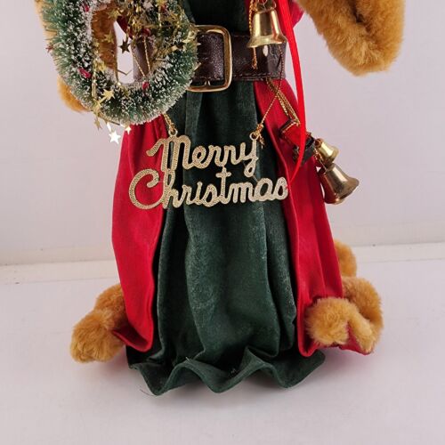 Santa Claus Paper Mache JC Penney Home Collection Nutcracker 13" Tall w Presents