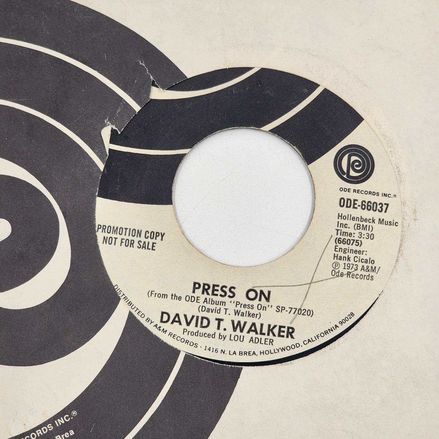 Lot of 8 Promotional Copy Vinyl Records Early 1970s Jazz Soul Funk Pop Genres 7"