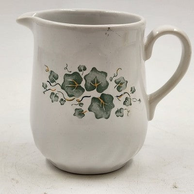 Corelle Coordinates Callaway Green Ivy Creamer 4.25" x 5" Tall Stoneware China