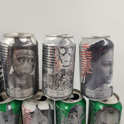 Star Wars Episode 1 The Phantom Menace Mt. Dew Pepsi 24 Empty Can Set 1999