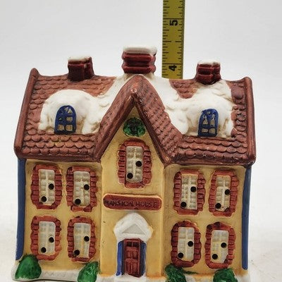Mansion House Christmas Victorian Village National Decoration 1991 No Light