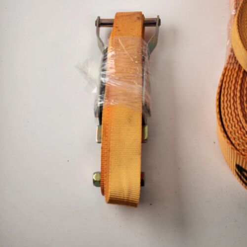 Slackers Slackline Kit Orange 50 Ft Straps Balance Training Kids Game Used w Bag