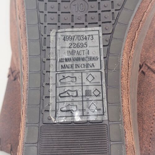 Pierre Dumas Impact-4 Wedge Sandal Sz 10 Women's Brown Man Made Materials