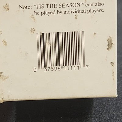 Christmas Trivia Card Game History by Tis the Season 1800 Questions USA 1996