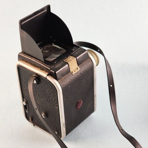 Kodak DuaFlex II Camera Flash Attachment Strap 1940's Shutter Operates Corrosion