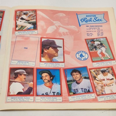 1982 Topps Baseball Sticker Album Gary Carter Cover 215/260 Stickers 83% Filled