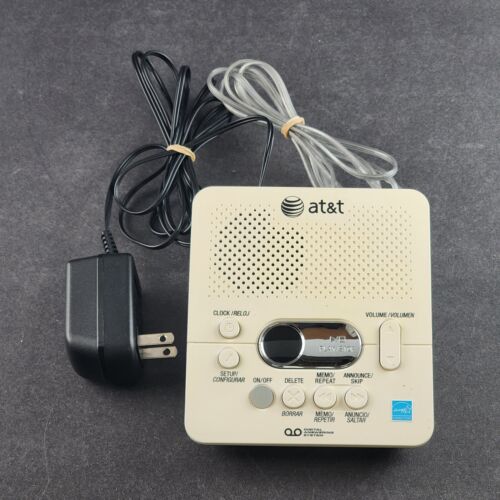 AT&T Digital Answering System Land Phone Answer Machine Model 1740 Powers On