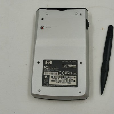 HP Jornada 540 Series Silver Pocket PC PDA Electronic Handheld w Stylus Untested