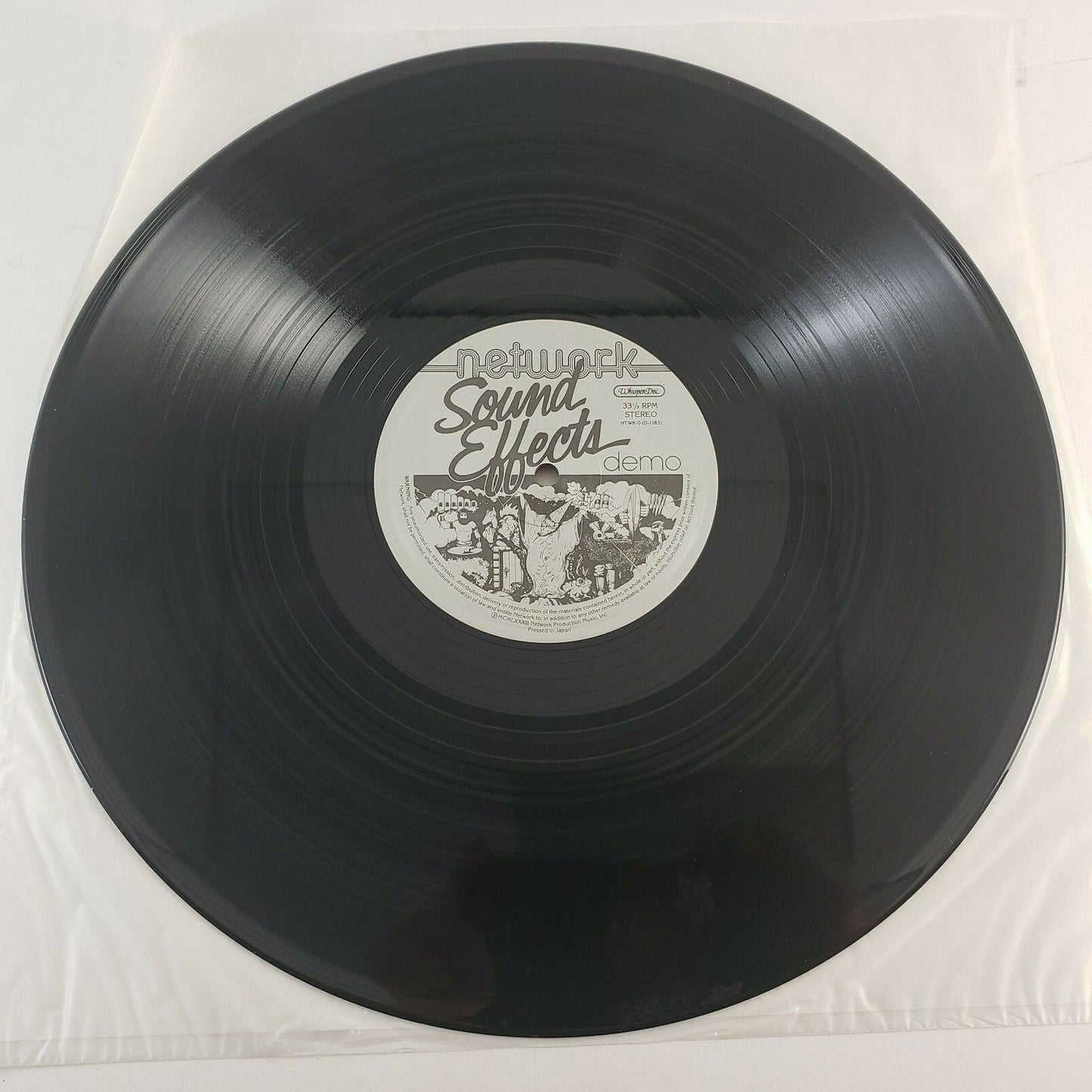 Whisper Disc Sound Effects Demo Alan Barzman & Pat McCormick Network 12" Japan