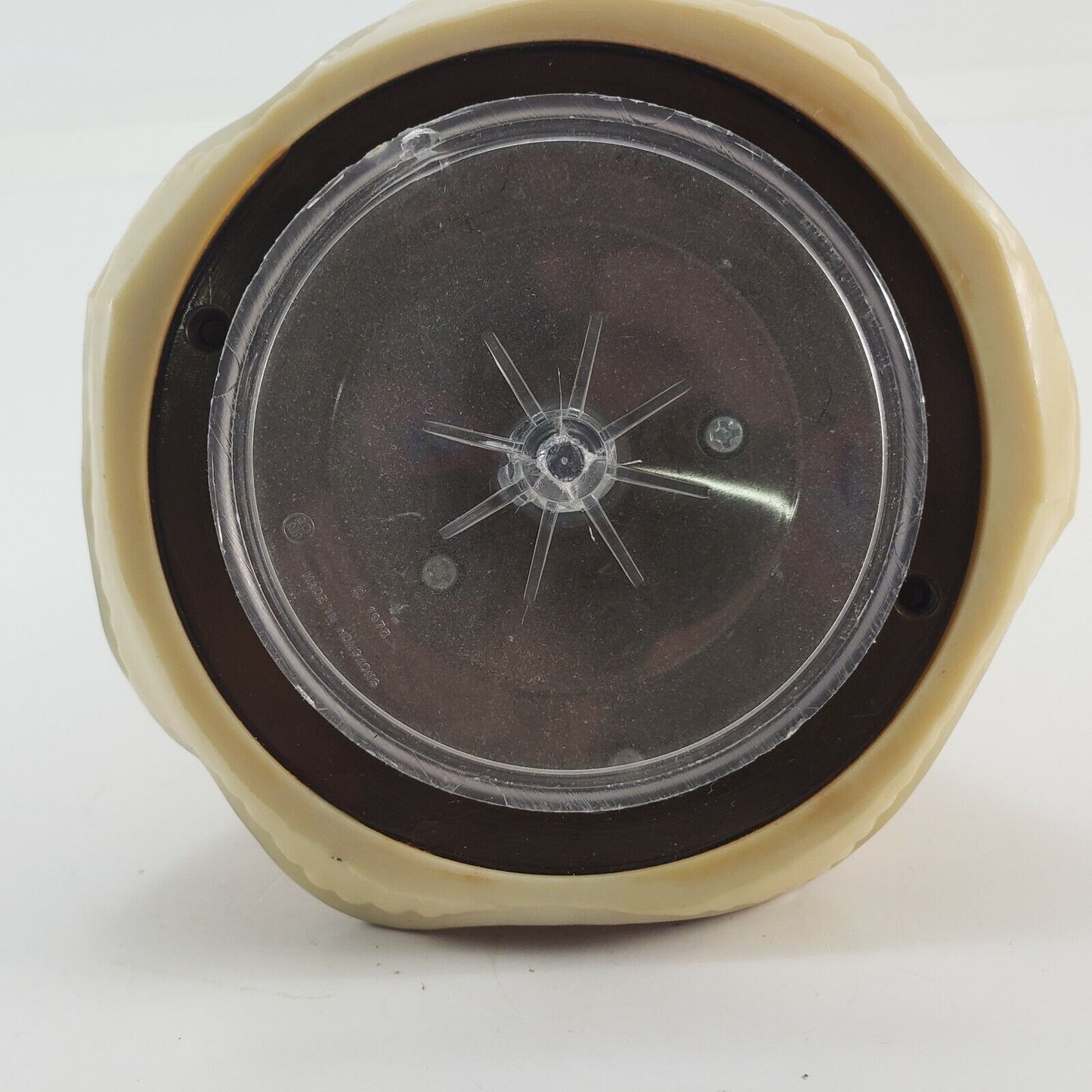 Angel Music Box Plays Silent Night Windup Rotates 1973 Vintage Plastic Hong Kong