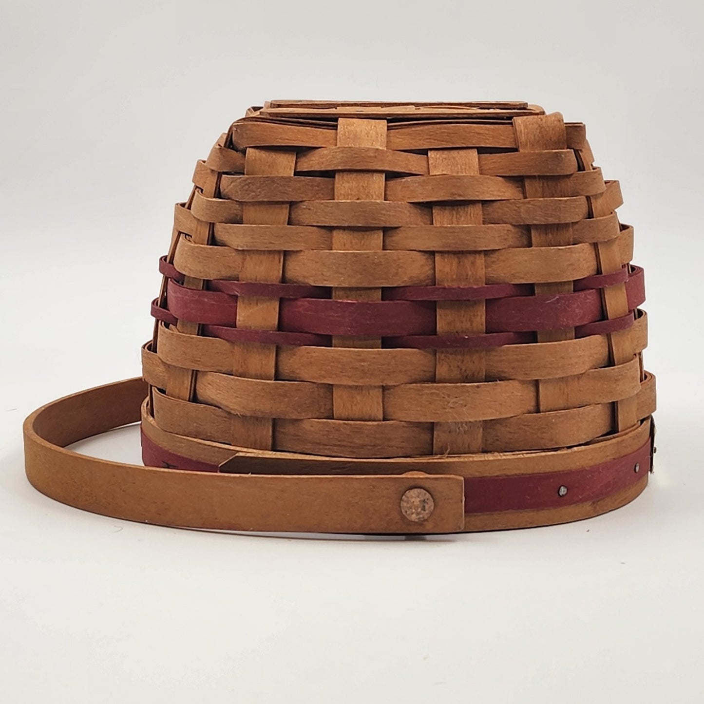 Longaberger Jingle Bell Basket 1994 Christmas Collection Holly Liner & Protector