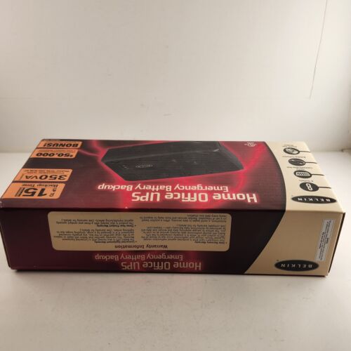 Belkin Home Office UPS Emergency Battery Backup 350VA Open Box NOS