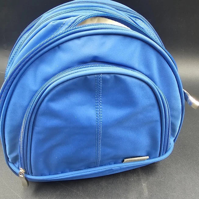 Ricardo Beverly Hills Blue Expanding Duffle Bag Travel Shoulder Tote Foldable