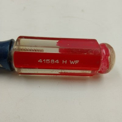 Craftsman Screwdriver 10" Long 1/4 Forged USA 41584 H WF Flat Standard Tip USA