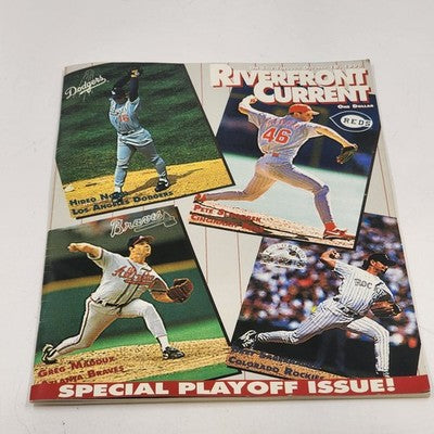 Atlanta Braves vs Cincinnati Reds League Champ Series Official Program Oct 1995