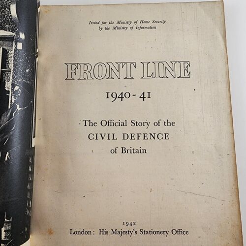 Front Line 1940 1941 War Magazine WWII Civil Defence of Britain London England