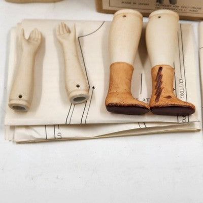 Western Indian Maiden Doll Kit by Yield House Includes Head Arms Legs & Pattern