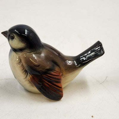 Set of 2 Goebel Sparrow Bird Figurine West Germany CV72 & CV73 Porcelain 2.5"x4"