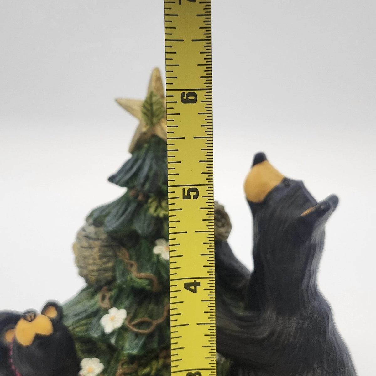 Big Sky Carvers Bearfoots Tree Trimming Jeff Fleming 2001 Ltd Figurine Vintage