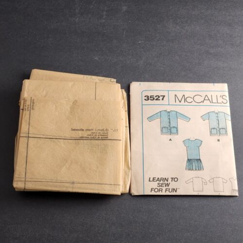 McCall's 4651 Vintage Sewing Pattern Misses Petite Unlined Jacket Size 14