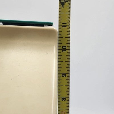 Thermos 7707 Cool Date 7 Quart Split Lid Lunchbox Green White Cooler 11"x8"