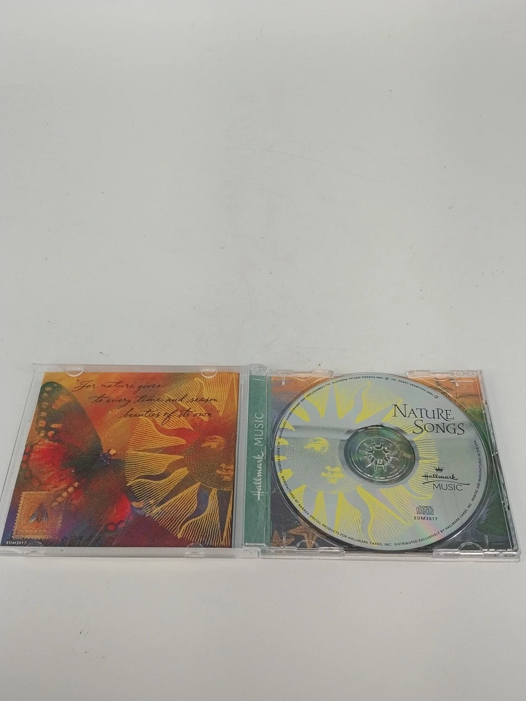 Nature Songs Beautiful Piano Music Soft Nature Sounds Hallmark Music CD 1999