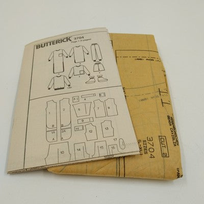 Butterick 3704 Vtg Sewing Pattern Uncut 1994 Miss Pajama Nightshirt Booties L-XL