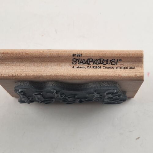 Stampendous Motivational Words & Sayings Wooden Mounted Rubber Stamps