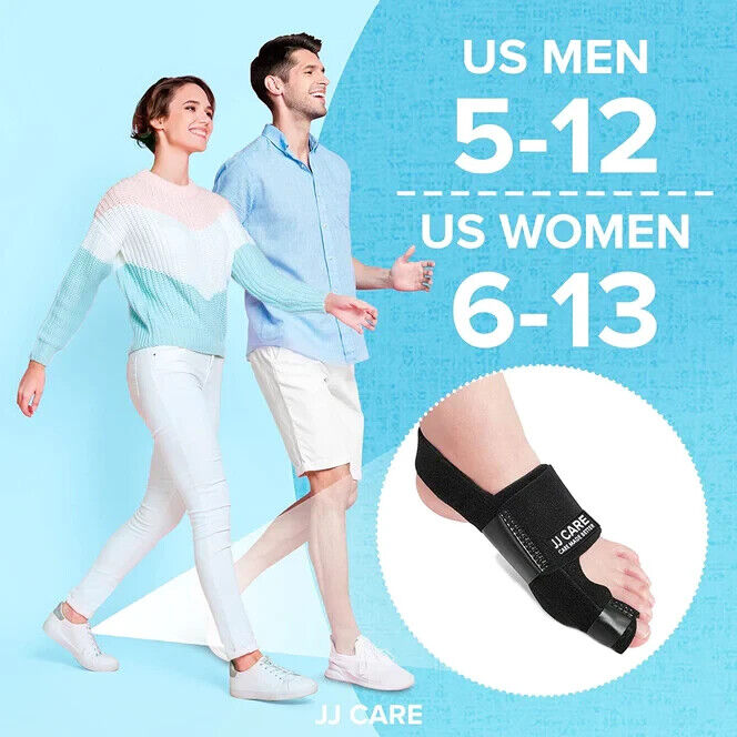 New JJ Care Bunion Corrector Non Surgical 1 Pair Reduces Pain and Discomfort