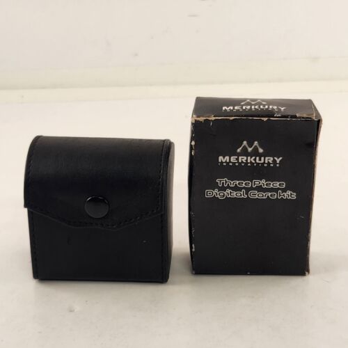 3 Merkury Optics 55mm Lens Filters PL UV FD Soft Case + 3-Piece Digital Care Kit