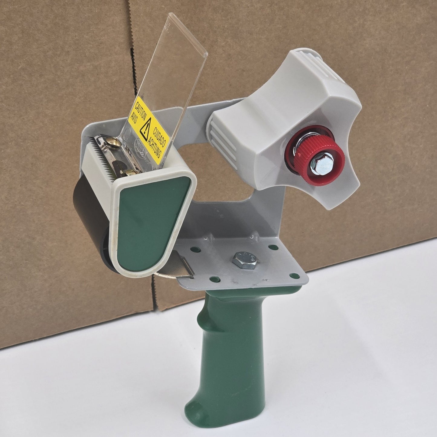 2" Tape Dispenser Pistol Grip High Impact Plastic Adjustable Brake Side Loading
