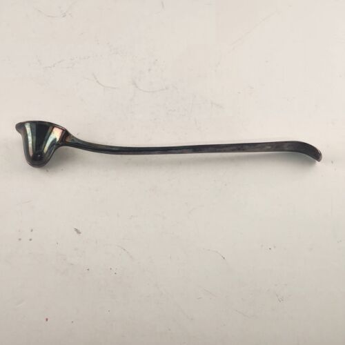 Gerity Silver Plated Helmut Snuffer Heavy Plated Silver Original Box Felt Bag