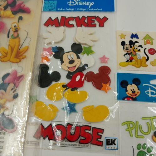 Disney Characters Stamp Book Stickers Mickey Minnie Donald Dumbo Scrapbooking