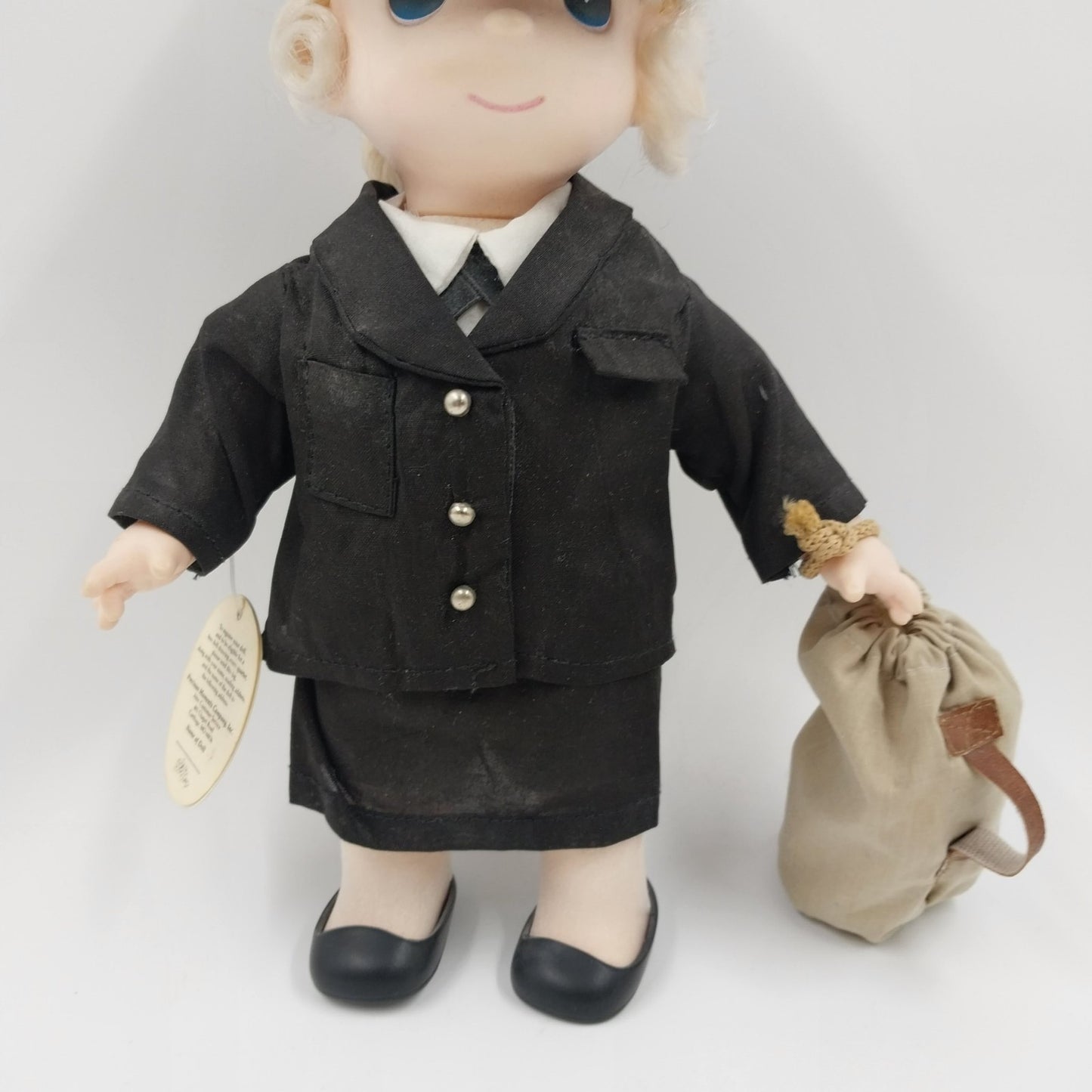 Precious Moments Air Force Military Navy Girl Vinyl Doll 1997