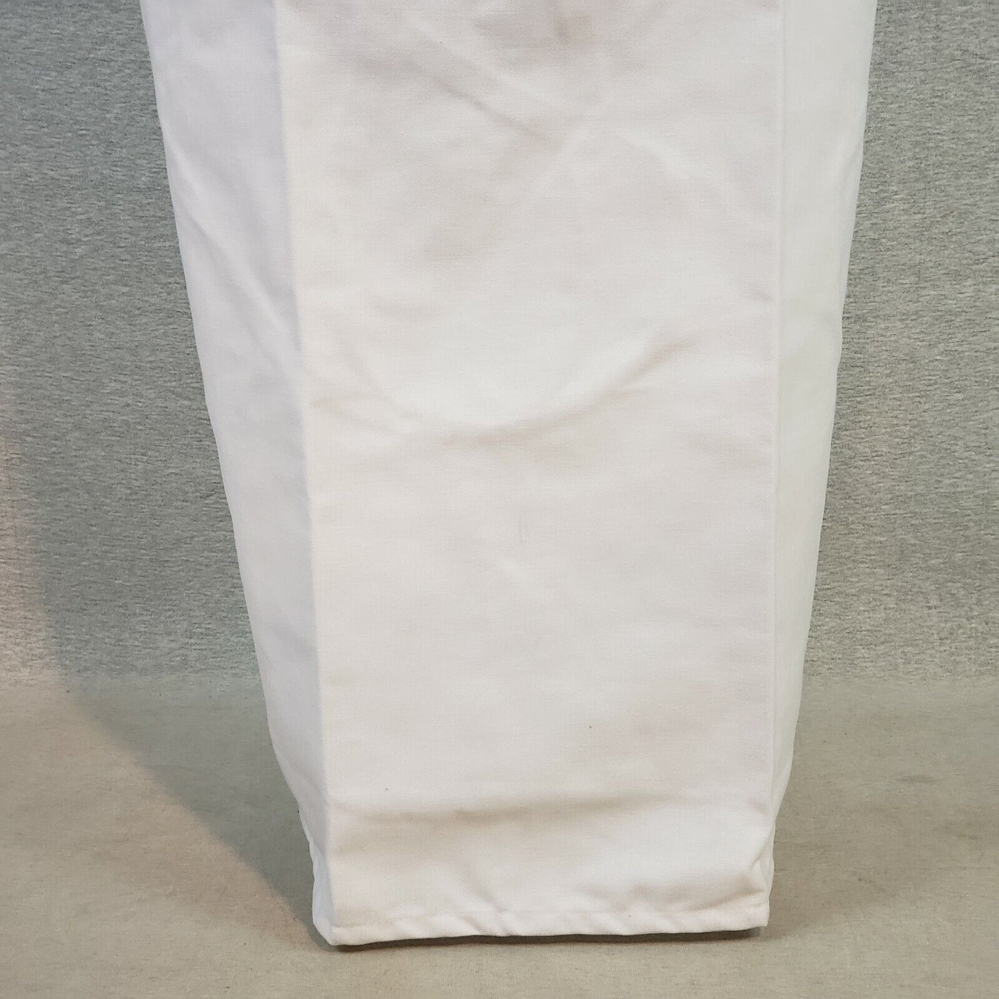 White Bar Kitchen Bib Apron B5 Fame Fabrics No Pockets 33"L x 29"W Poly Coated