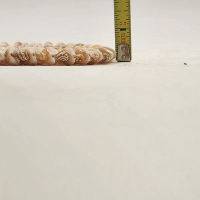 Cowrie Sea Shell Trivet Hot Pad Plate Doily 6" Boho Coastal Decor 1970s